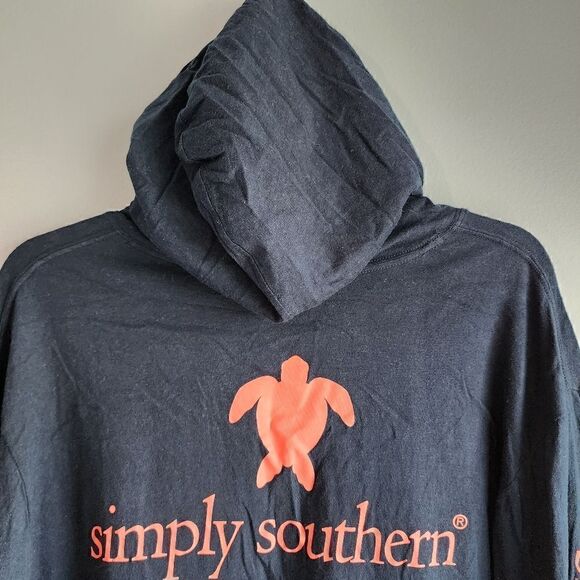 Simply Southern Turtle Logo Long Sleeve Hoodie - Picture 6 of 14